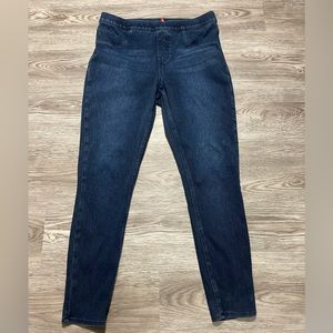 Spanx Jean Ish Ankle Leggings Twilight Rinse Size Large